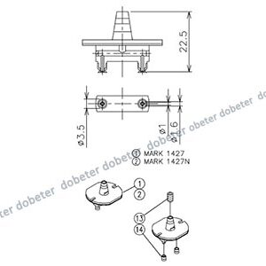 KXFX0570A00 NOZZLE 1427 CM402