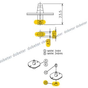 MTKU001756AB NOZZLE 3484NN