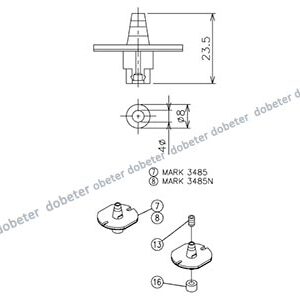 MTKU001758AB NOZZLE 3485NN
