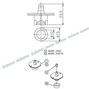 MTKU001763AB NOZZLE 3487