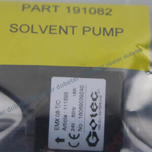 191082 dek solvent pump
